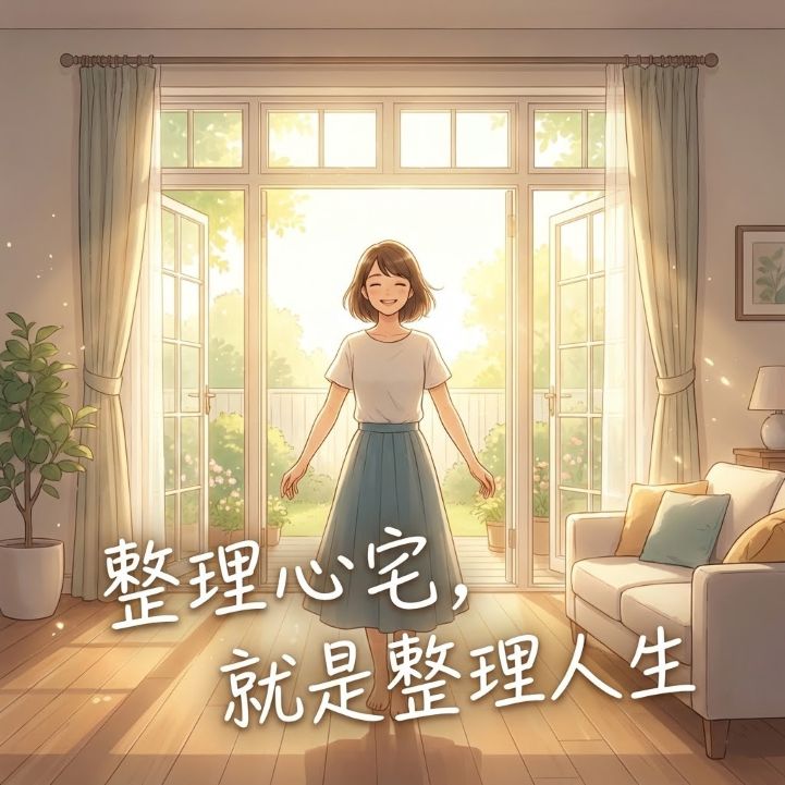 調整後的元辰宮大廳明亮整潔，窗戶打開迎接陽光，象徵運勢好轉